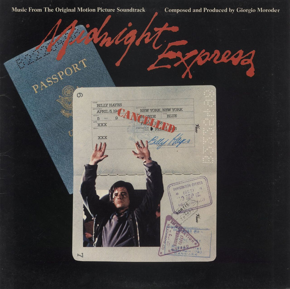 Giorgio Moroder Midnight Express UK vinyl LP album (LP record) PRICE91