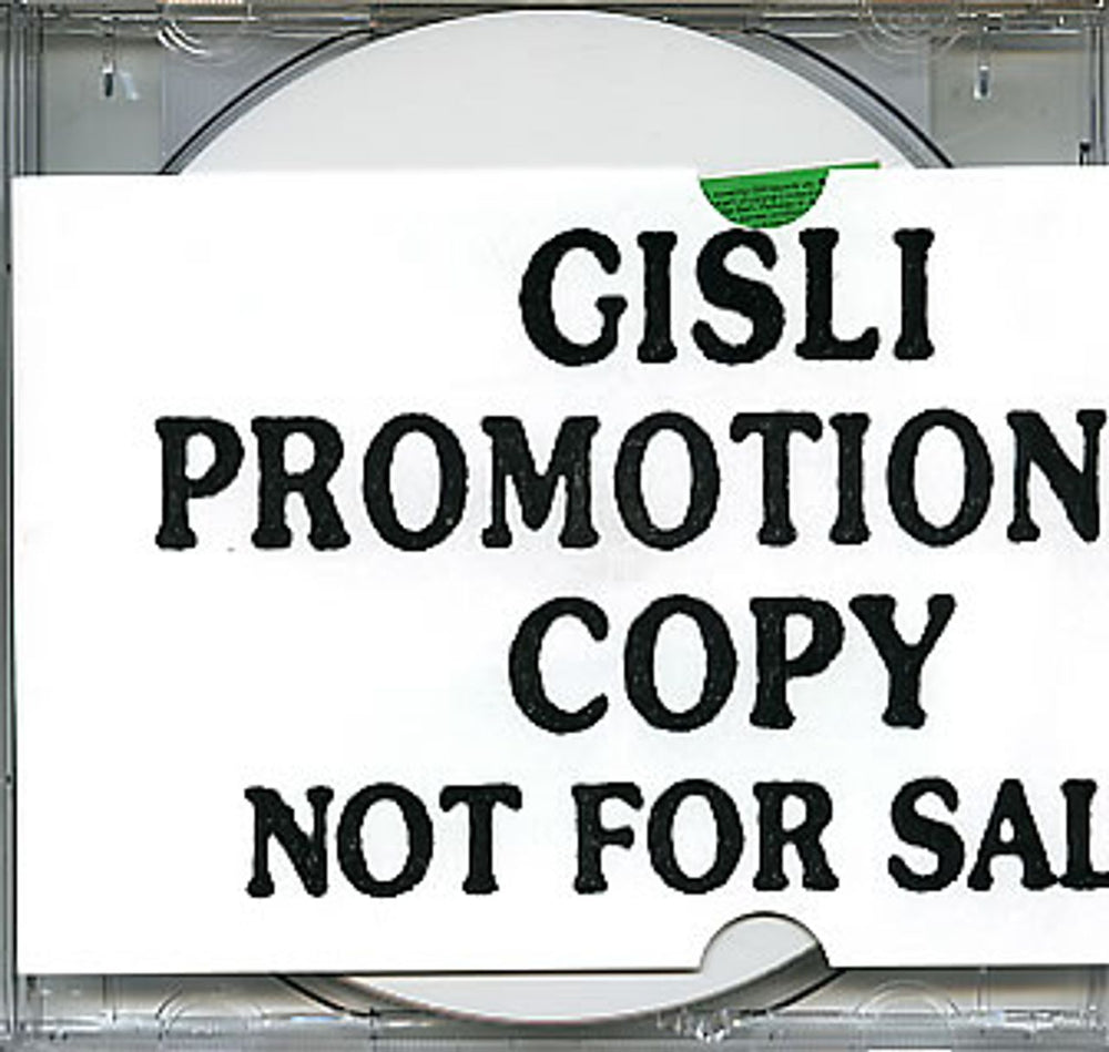 Gisli How About That UK Promo CD album (CDLP) GISDJ001