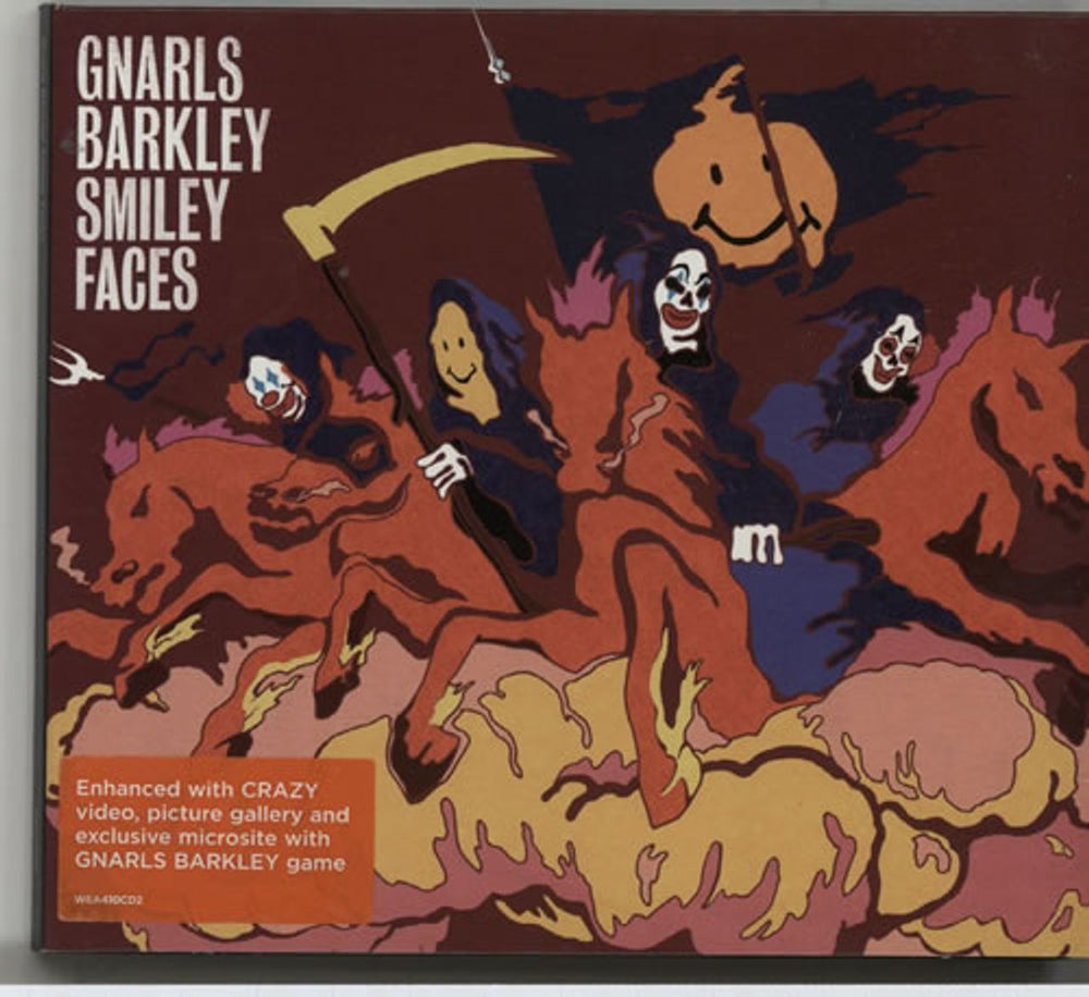 Gnarls Barkley Smiley Faces UK 2-CD single set (Double CD single) GNH2SSM365385