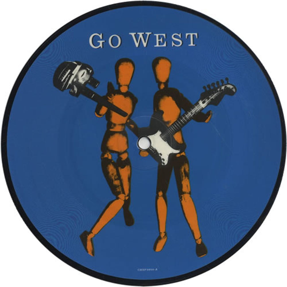 Go West We Close Our Eyes UK 7" vinyl picture disc (7 inch picture disc single) CHSP2850