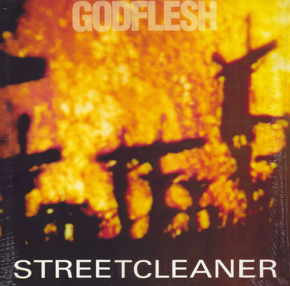 Godflesh Streetcleaner - Clear Vinyl UK vinyl LP album (LP record) MOSH015LP