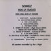Gomez Non LP Tracks US Promo CD-R acetate CDR ACETATE