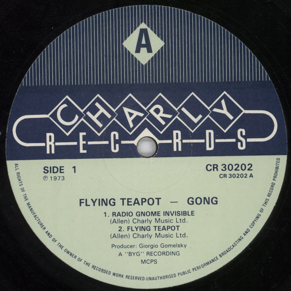 Gong Flying Teapot - Radio Gnome Invisible, Part 1 - EX UK vinyl LP album (LP record) GNGLPFL817950