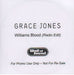 Grace Jones Williams Blood UK Promo CD-R acetate CD-R