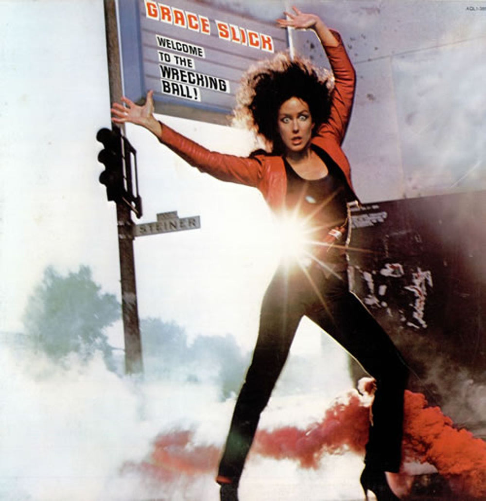 Grace Slick Welcome To The Wrecking Ball US vinyl LP album (LP record) AQL1-3851