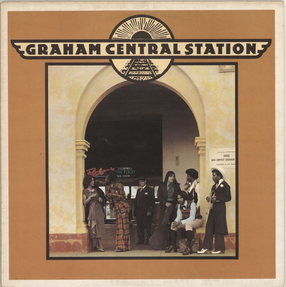 Graham Central Station Graham Central Station + Lyric Insert UK vinyl LP album (LP record) K46286