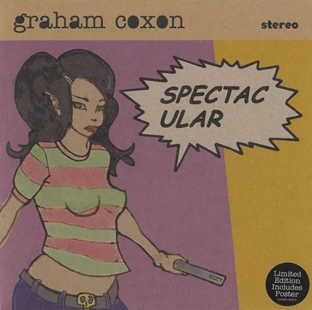 Graham Coxon Spectacular + Poster UK 7" vinyl single (7 inch record / 45) R6643