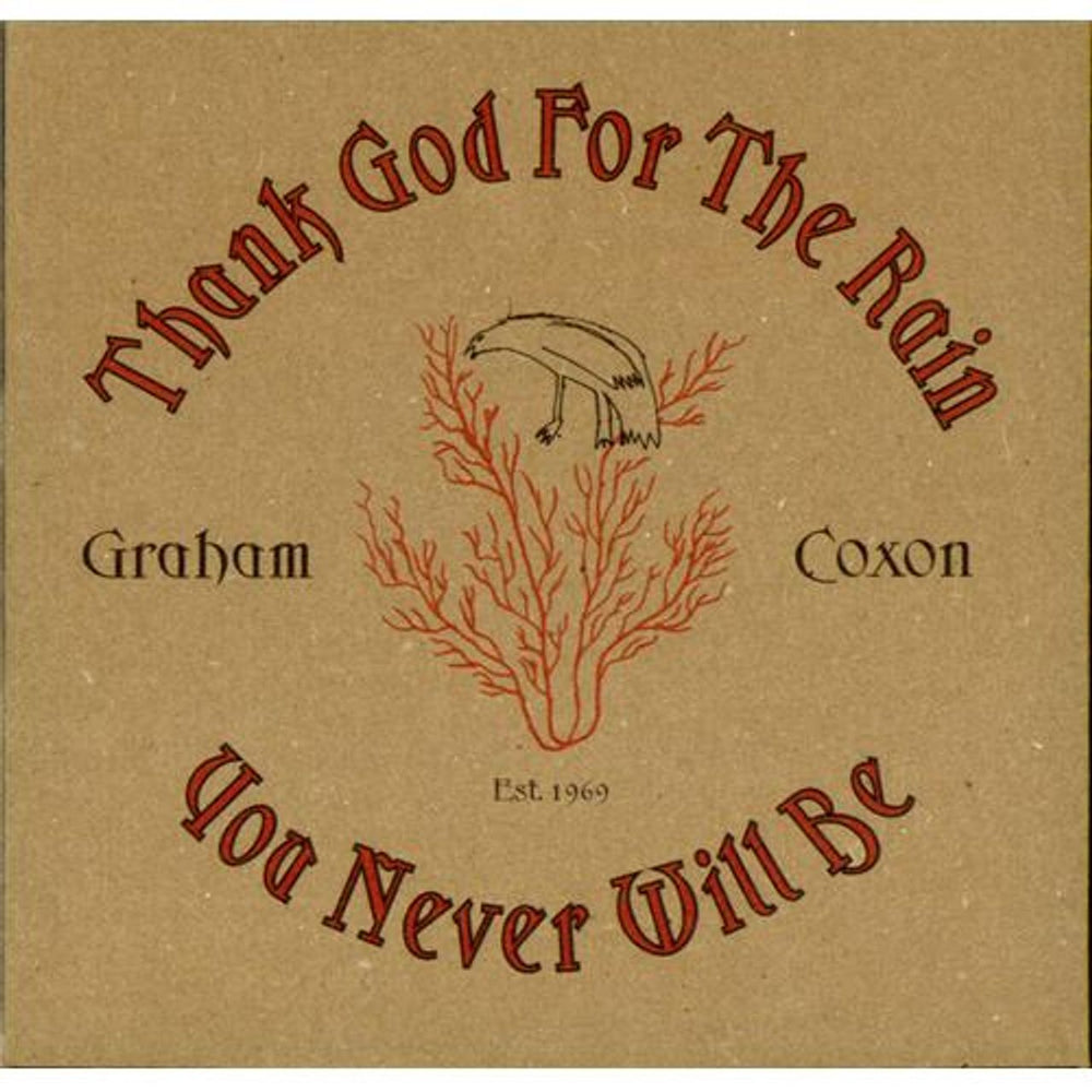 Graham Coxon Thank God For The Rain UK CD single (CD5 / 5") TRANCD011