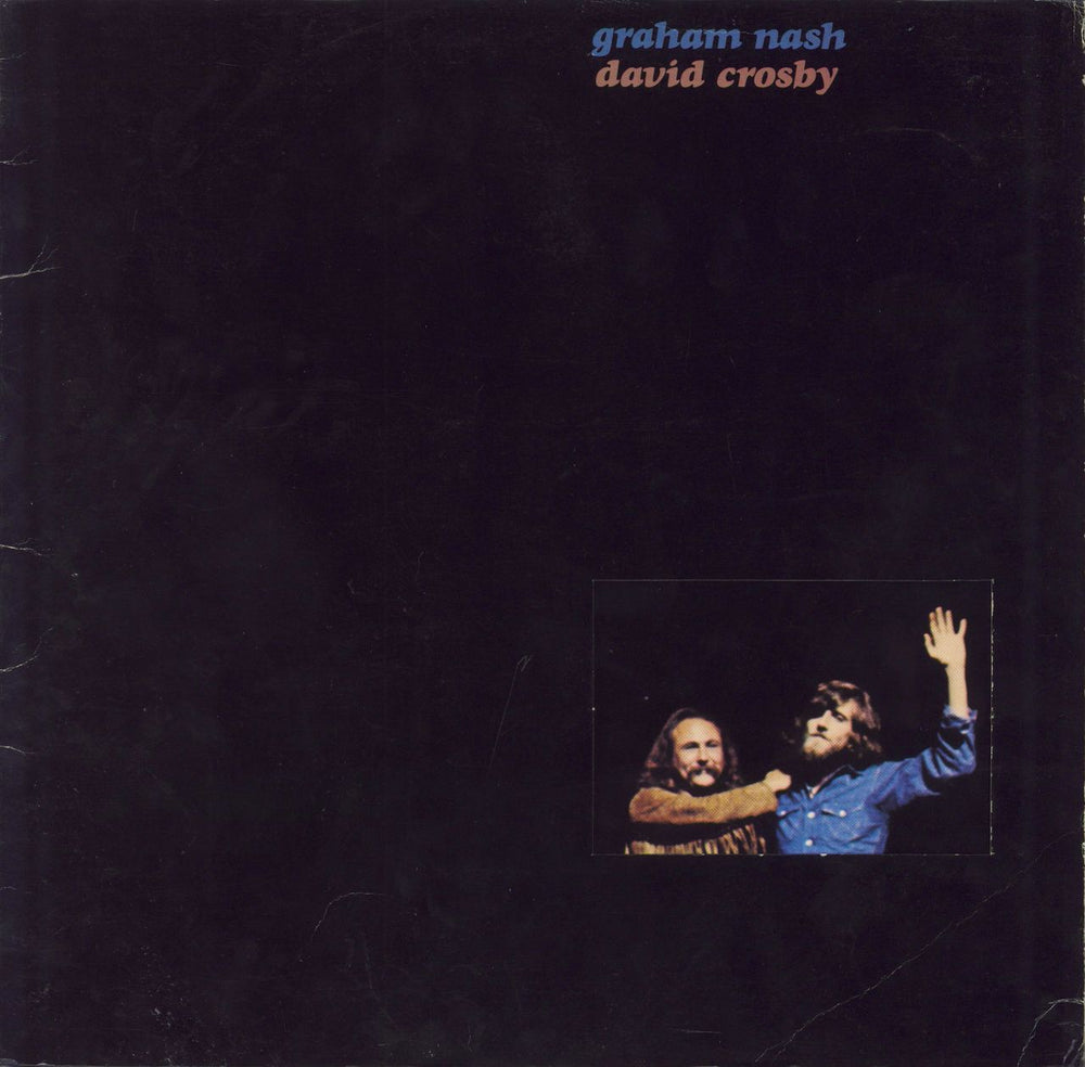 Graham Nash Graham Nash / David Crosby - White label + VG German vinyl LP album (LP record) ATL40356