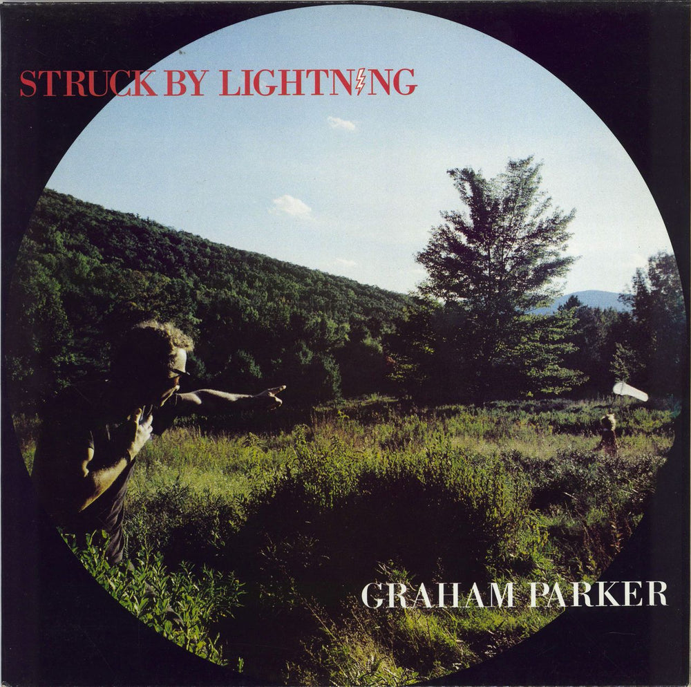 Graham Parker Struck By Lightning UK vinyl LP album (LP record) FIEND201