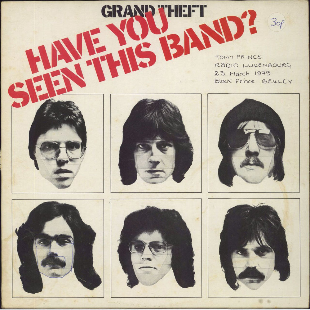 Grand Theft Have You Seen This Band ? UK vinyl LP album (LP record) INS3019