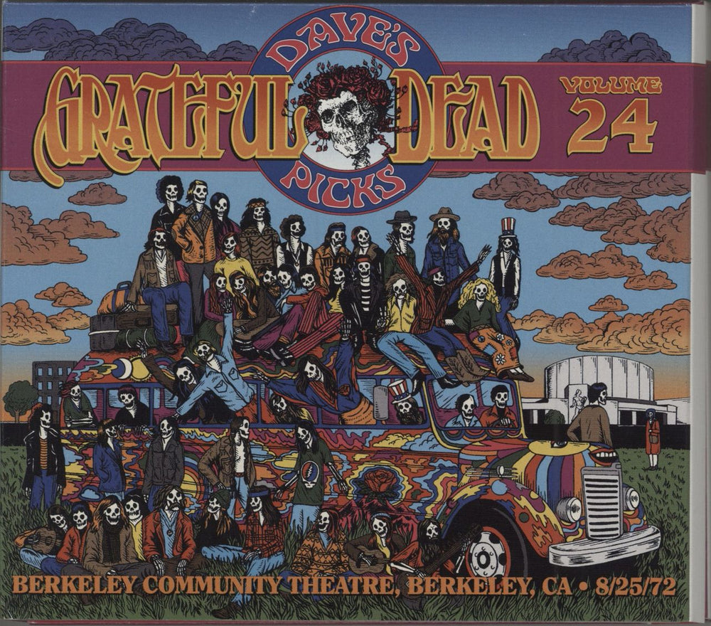 Grateful Dead Dave's Picks Volume 24: Berkeley Community Theatre, Berkeley, CA 08/25/72 US 3-CD album set (Triple CD) R2557456