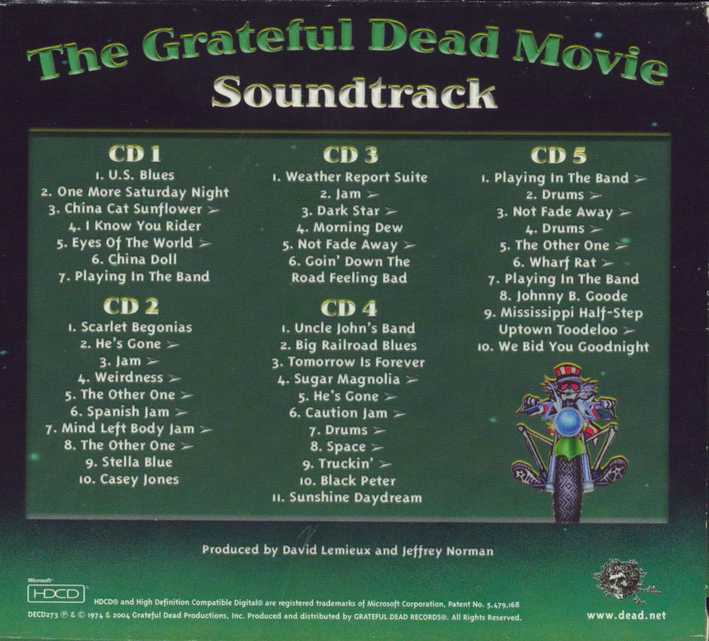 Grateful Dead The Grateful Dead Movie Soundtrack US 5-CD album set