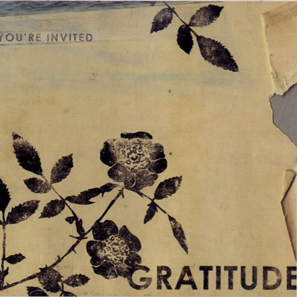 Gratitude You're Invited US Promo CD single (CD5 / 5") PRCD-301577-2