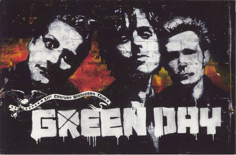Green Day 21st Century Breakdown Tour UK tour programme TOUR PROGRAMME