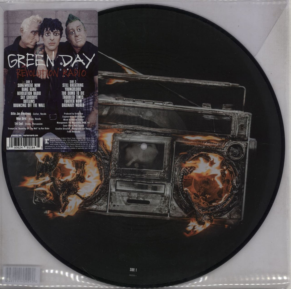 Green Day Revolution Radio Czech picture disc LP (vinyl picture disc album) 562230-1