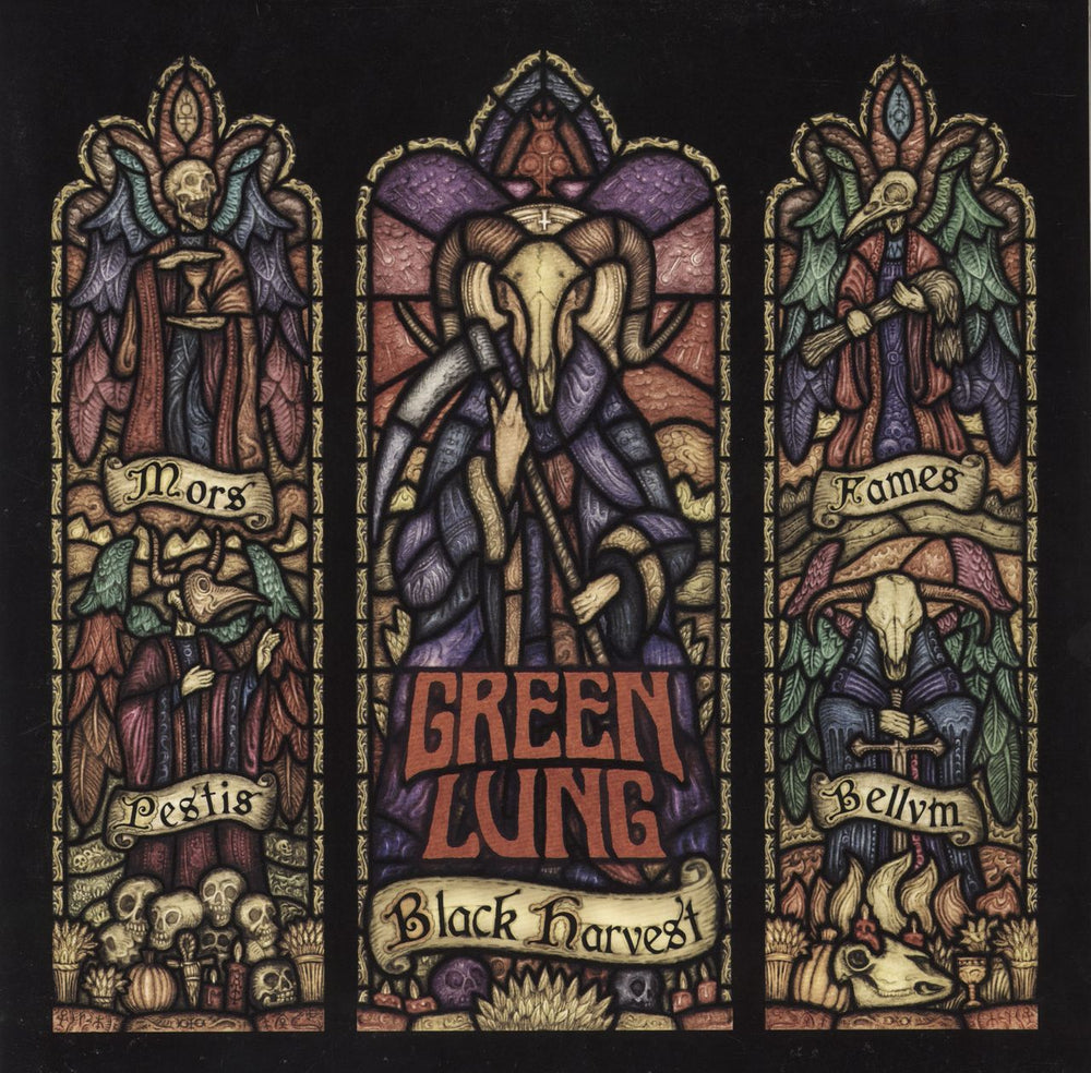 Green Lung Black Harvest - Glow in the Dark Vinyl Finnish vinyl LP album (LP record) SVART285