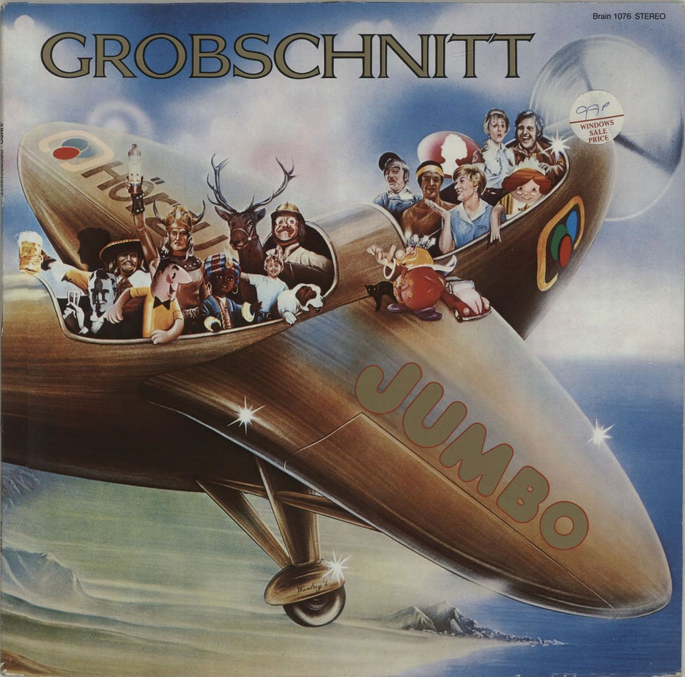 Grobschnitt Jumbo German vinyl LP album (LP record) BRAIN1076