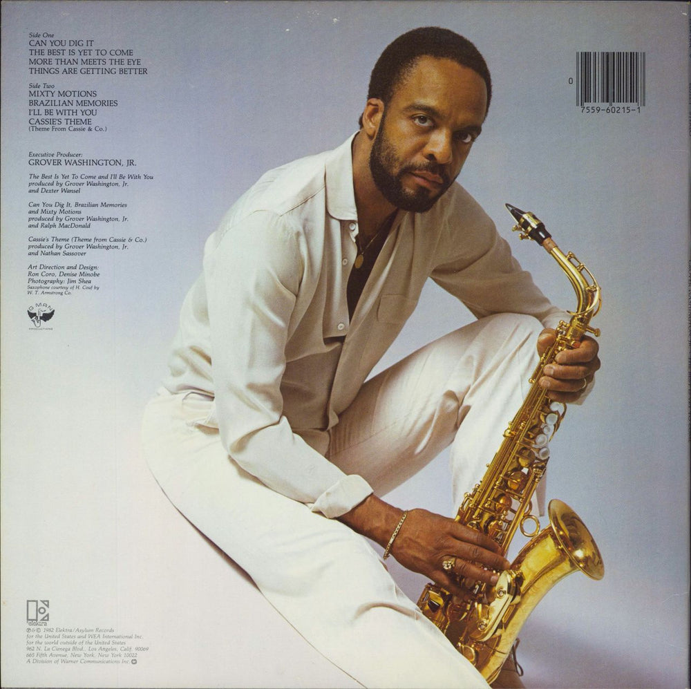 Grover Washington The Best Is Yet To Come US vinyl LP album (LP record)