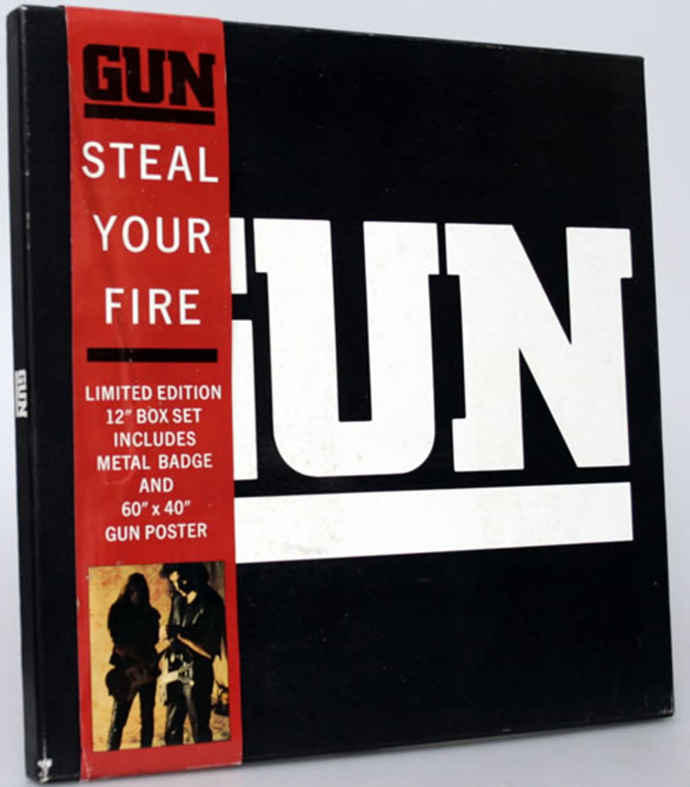 Gun (80s) Steal Your Fire - Box UK box set AMY851