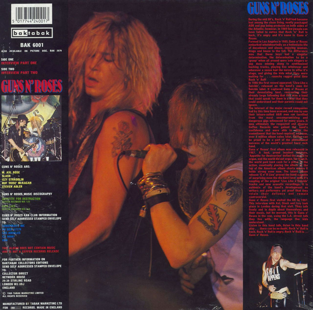 Guns N Roses Appetite For Conversation - White Vinyl UK vinyl LP album (LP record) 5017744240017