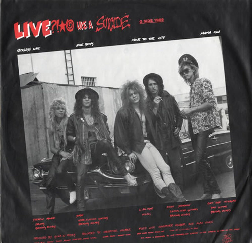 Guns N Roses GN'R Lies - 1st Uncensored Sleeve - Double Stickered UK vinyl LP album (LP record) GNRLPGN330926
