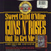 Guns N Roses Sweet Child O' Mine + Tattoo UK 7" vinyl single (7 inch record / 45) 075992291576