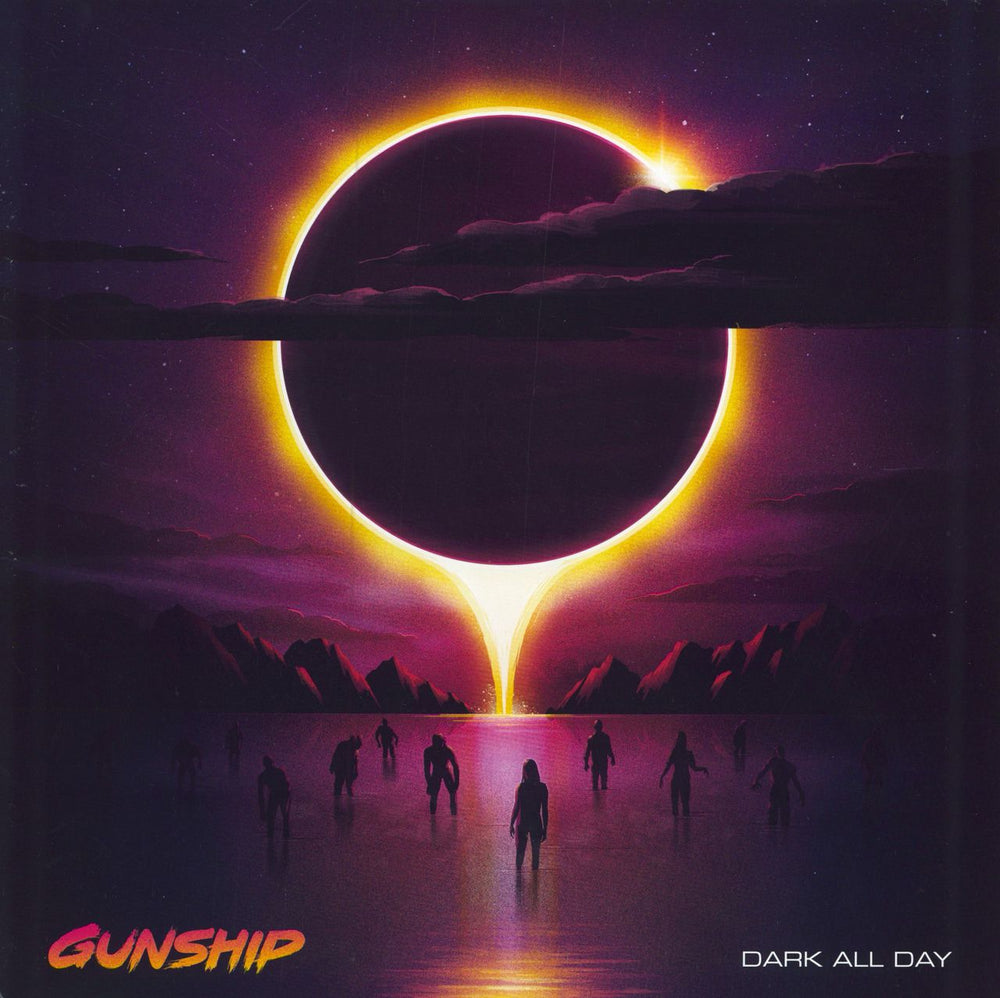 Gunship Dark All Day UK 2-LP vinyl record set (Double LP Album) HITH008LPS