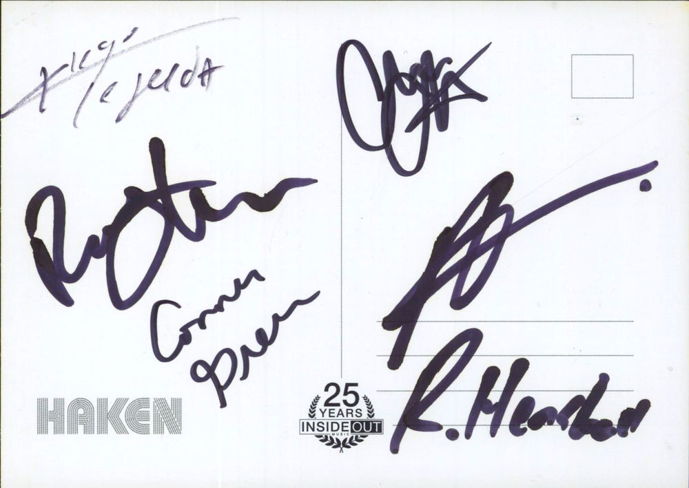 Haken Vector - Orange Vinyl + CD - Sealed + Signed Postcard UK 2-LP vinyl record set (Double LP Album) 190758839417