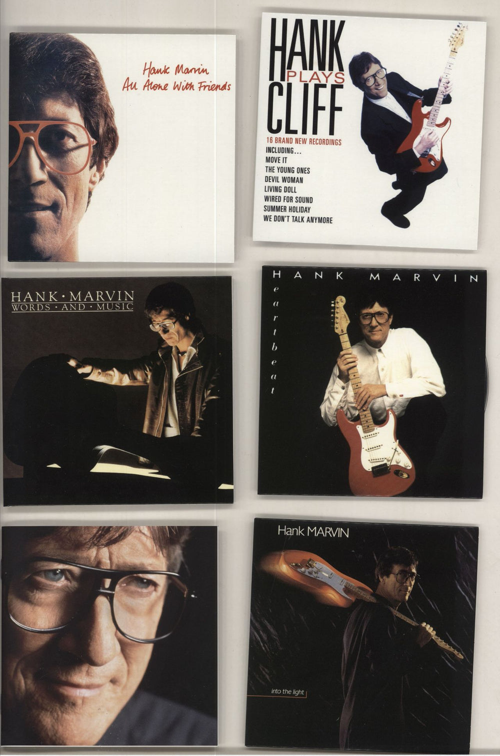 Hank Marvin Guitar Solo: His Complete Solo Recordings 1982-1995 UK CD Album Box Set HKVDXGU791609