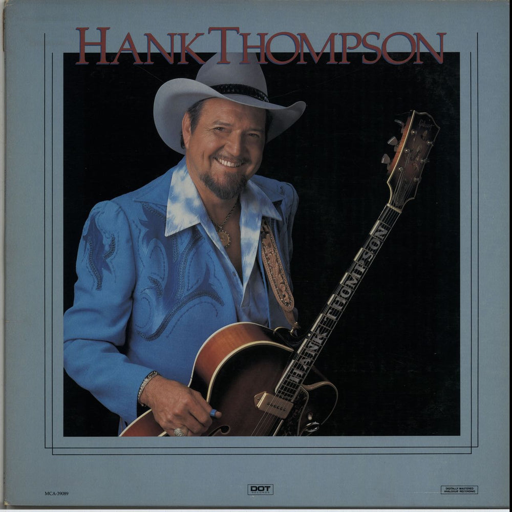 Hank Thompson Hank Thompson - Autographed US vinyl LP album (LP record) MCA-39089