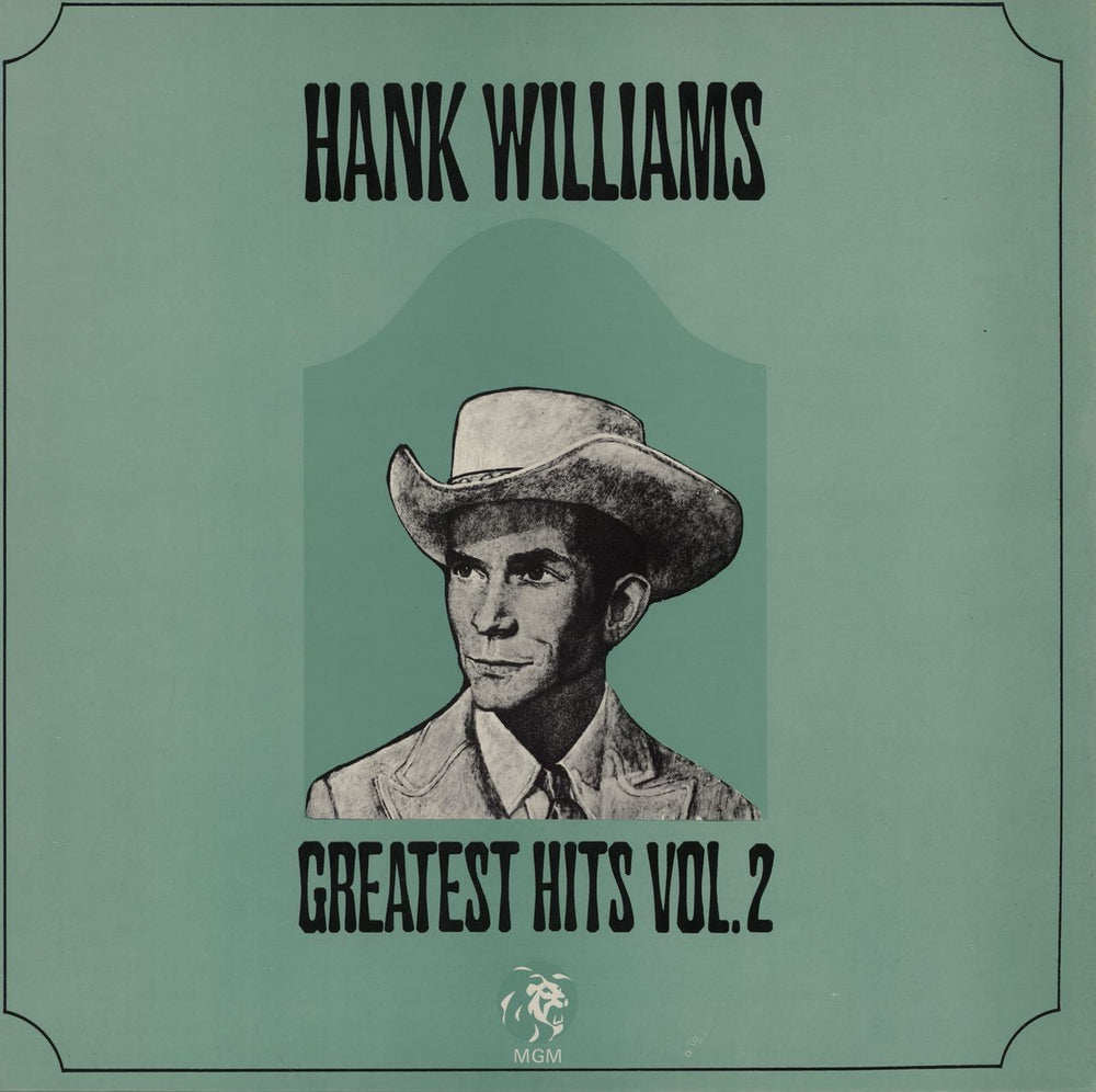 Hank Williams Greatest Hits Volume 2 UK vinyl LP album (LP record) ACB118