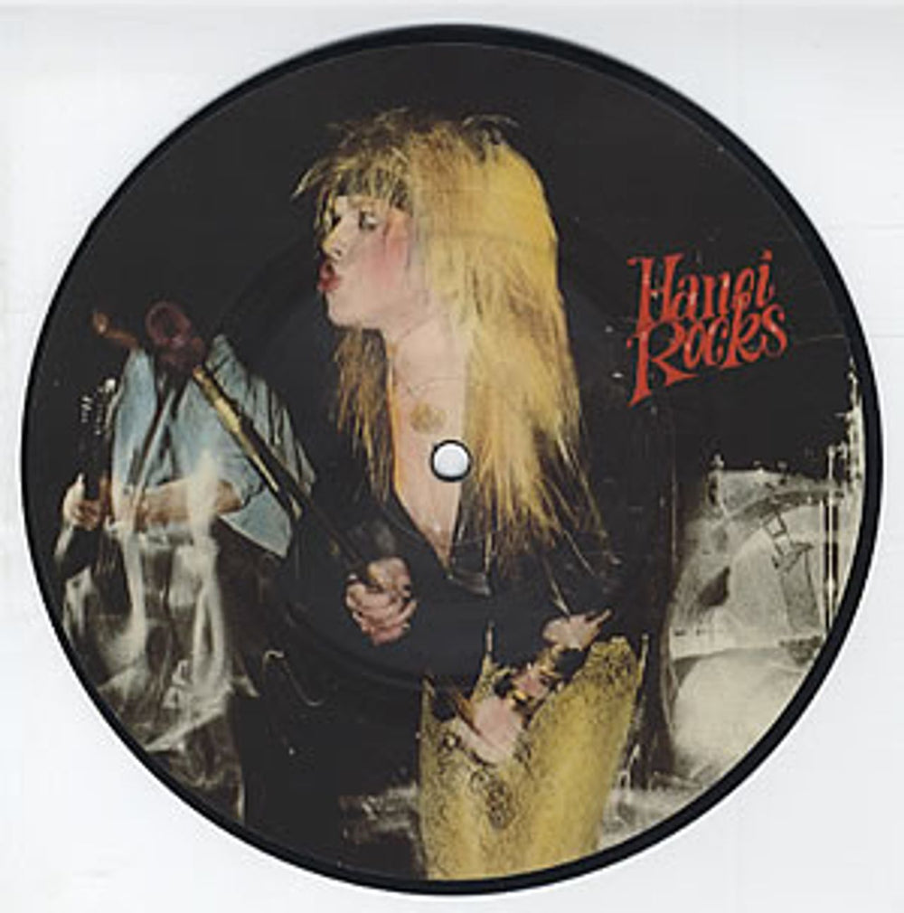 Hanoi Rocks Malibu Beach UK 7" vinyl picture disc (7 inch picture disc single) LIXPD1