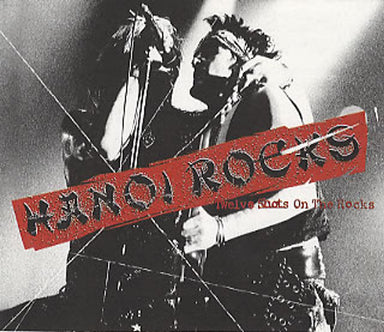 Hanoi Rocks Twelve Shots On The Rocks Japanese Promo handbill HANDBILL