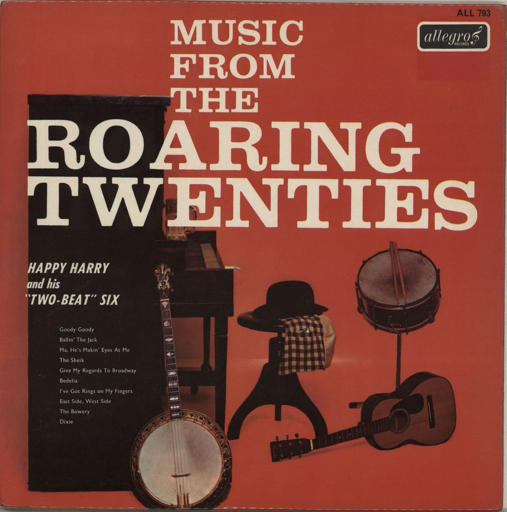 Happy Harry And His "Two-Beat" Six Music From The Roaring Twenties UK vinyl LP album (LP record) ALL793