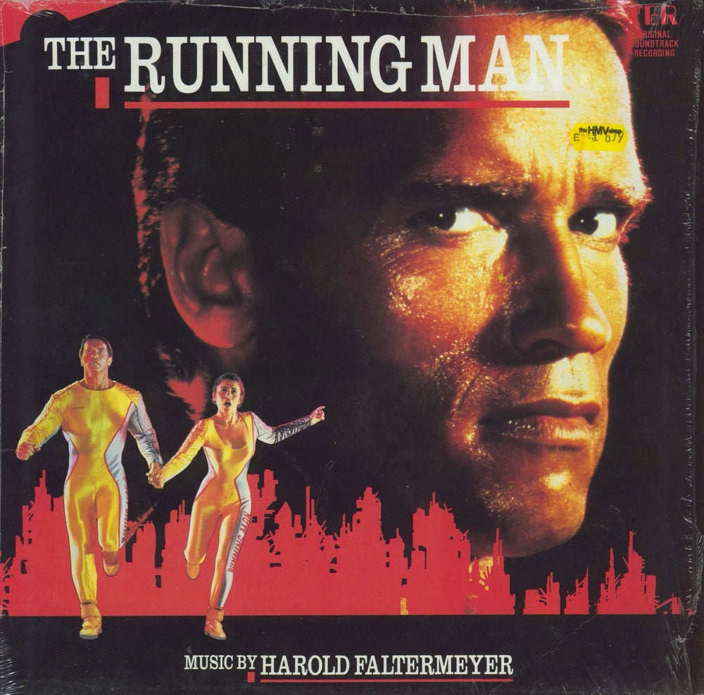 Harold Faltermeyer The Running Man UK vinyl LP album (LP record) TER1158