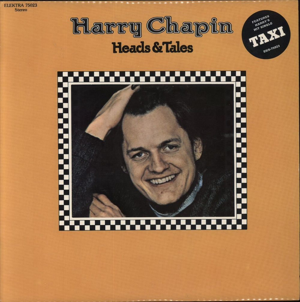 Harry Chapin Heads & Tales New Zealand vinyl LP album (LP record) EKS75023