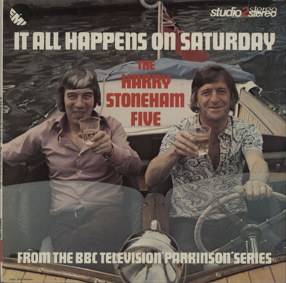 Harry Stoneham It All Happens On Saturday UK vinyl LP album (LP record) TWOX1002