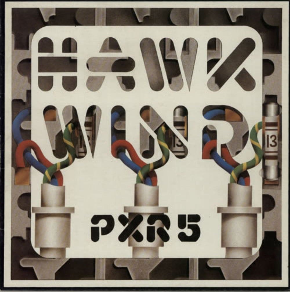 Hawkwind P.X.R. 5 - 2nd + Sticker UK vinyl LP album (LP record) CDS4016