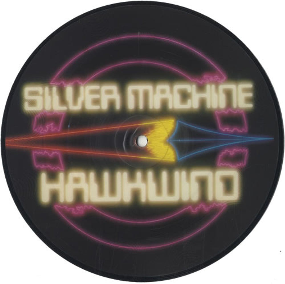 Hawkwind Silver Machine UK 7" vinyl picture disc (7 inch picture disc single) RCAP267