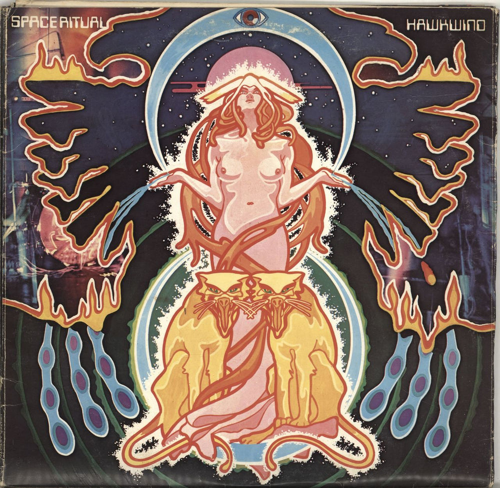 Hawkwind Space Ritual - 1st - Inners - VG UK 2-LP vinyl record set (Double LP Album) UAD60037/8