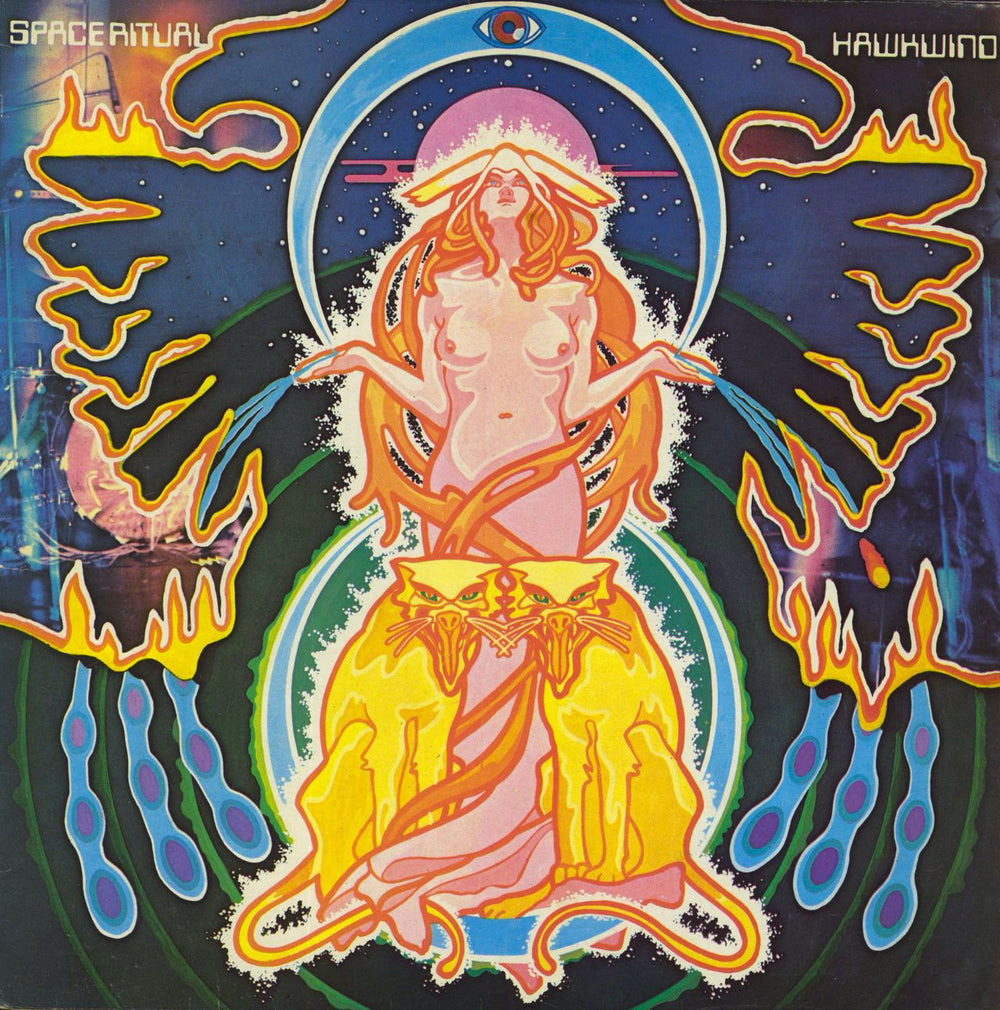 Hawkwind Space Ritual - 2nd - EX UK 2-LP vinyl record set (Double LP Album) UAD60037/8