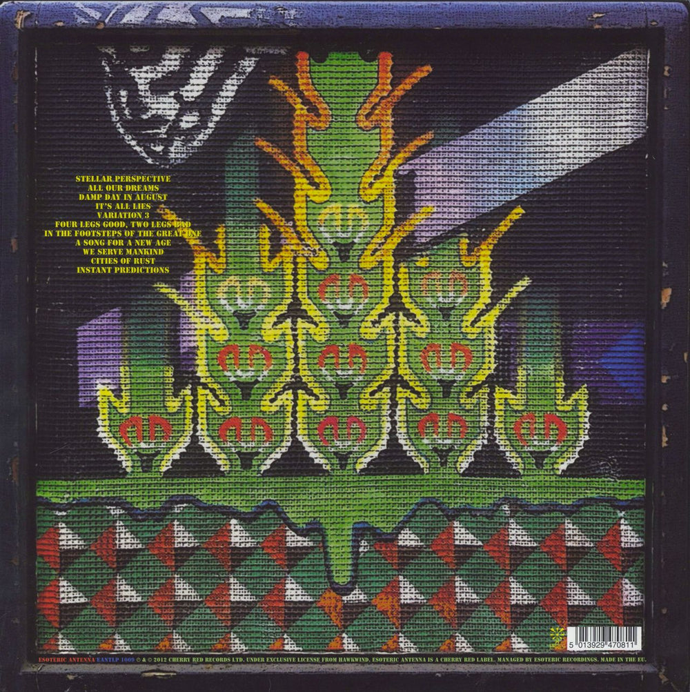 Hawkwind Stellar Variations + Shrink UK vinyl LP album (LP record) 5013929470811