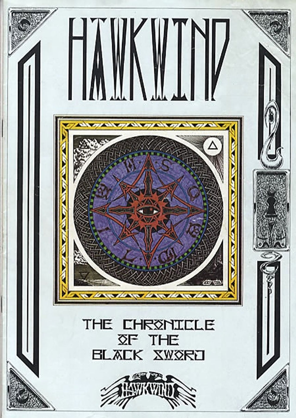 Hawkwind The Chronicle Of The Black Sword UK tour programme TOUR PROGRAMME