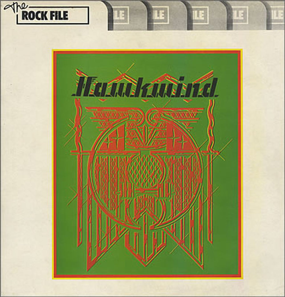 Hawkwind The Rock File UK vinyl LP album (LP record) LBR1012