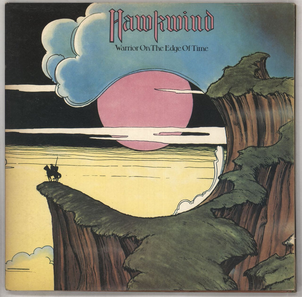 Hawkwind Warrior On The Edge Of Time - 1st UK vinyl LP album (LP record) UAG29766