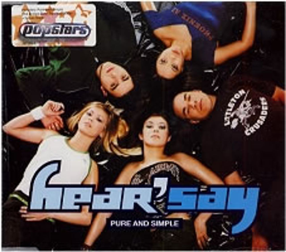 Hear'say Pure And Simple UK 2-CD single set (Double CD single) HSY2SPU179456