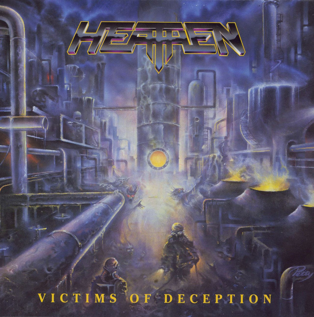 Heathen Victims Of Deception Dutch vinyl LP album (LP record) RO93311