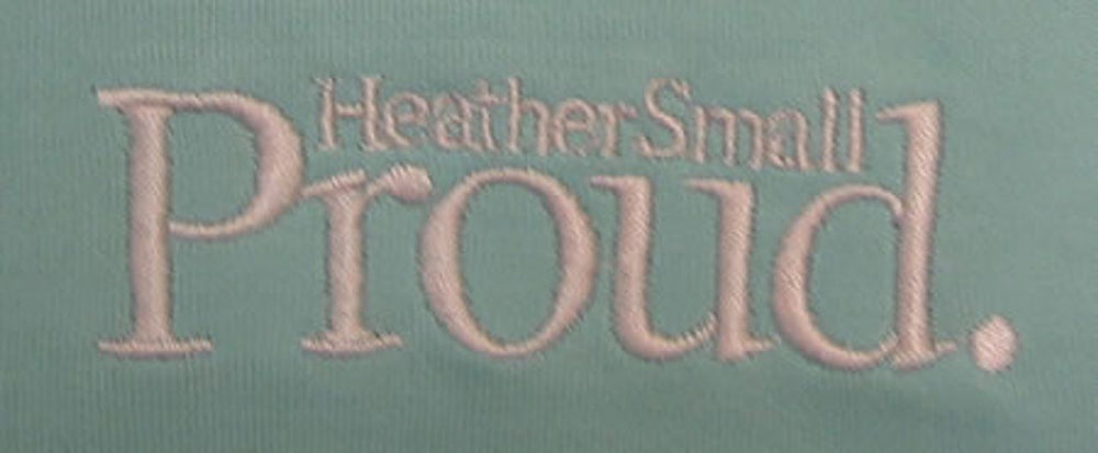 Heather Small Proud - V-neck size 34 T-shirt UK Promo t-shirt HSLTSPR162744