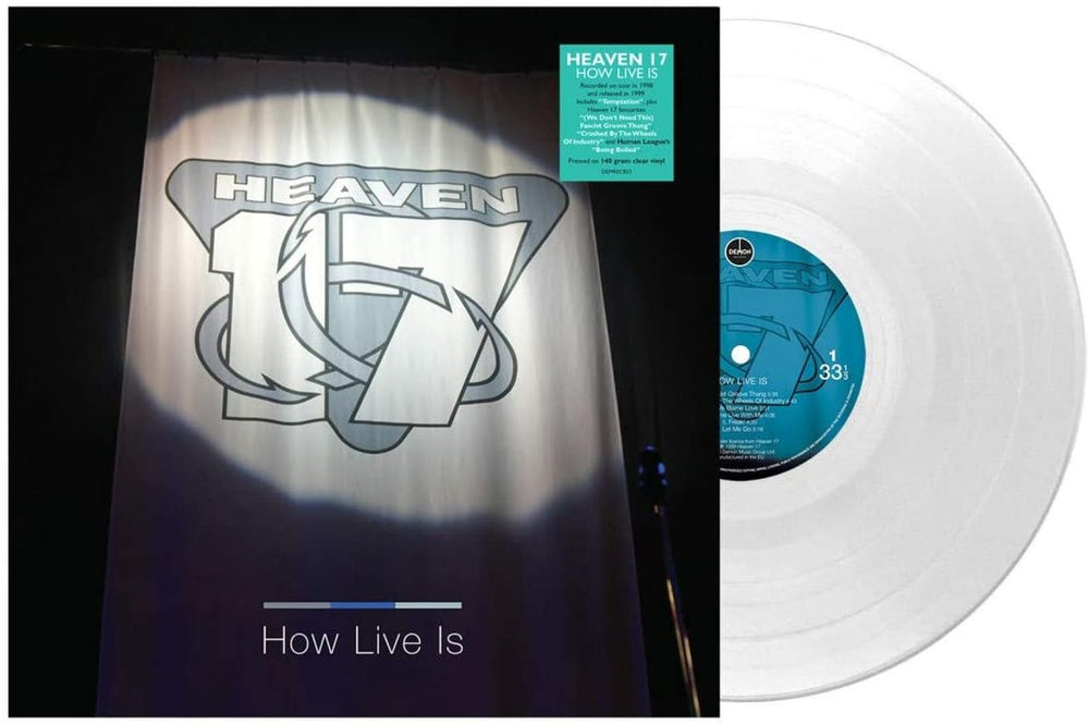 Heaven 17 How Live Is - 140g Clear Vinyl - Sealed UK vinyl LP album (LP record) DEMREC833